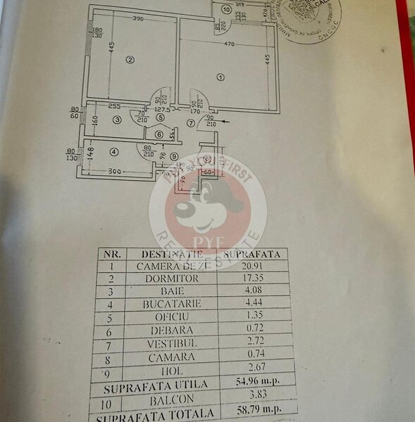 Mall Dristor | Apartament 2 camere | Decomandat | 59mp | B11050